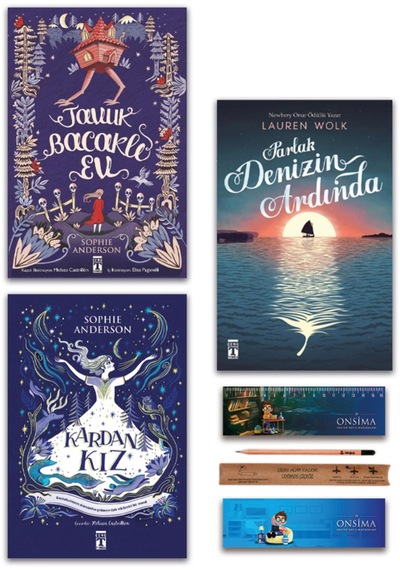 Genç Timaş Parlak Denizin Ardında - Tavuk Bacaklı Ev - Kardan Kız Set 3 Kitap