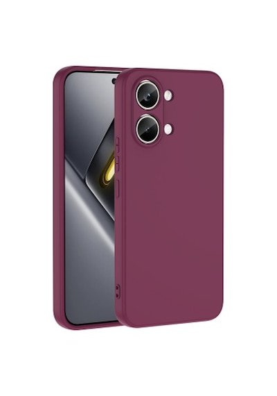 Xiaomi Poco X8 Pro Max Kılıf Zore Mara Lansman Kapak Xiaomi Poco X8 Pro Max Zore - Koyu Mor