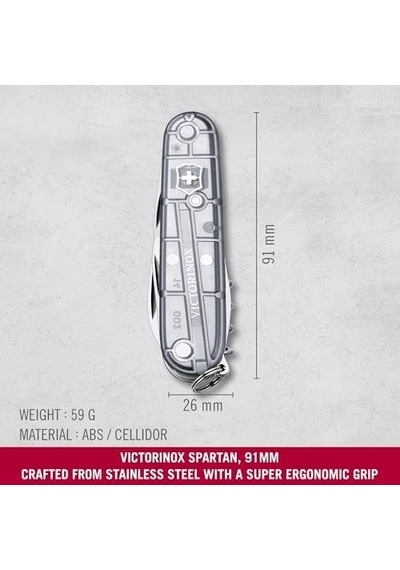 Spartan Silvertech Çakı,şeffaf Gümüş