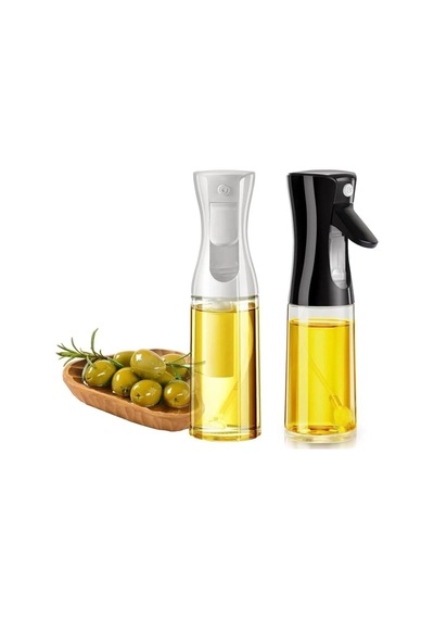 Yemeklik Yağ Spreyi Airfryer Yağdanlık Zeytinyağı Ve Limon Yağı Sprey Şişesi Siyah Siyah Diğer