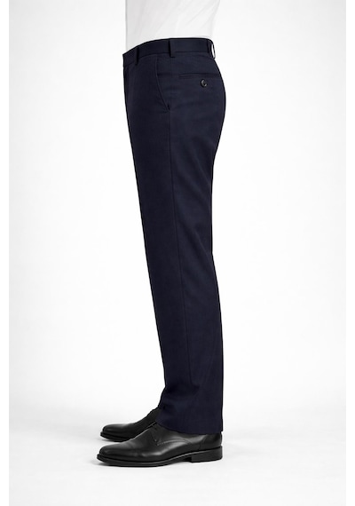 Classics Men Caserta Klasik Fit Likralı Erkek Kanvas Pantolon - 7514 Lacivert