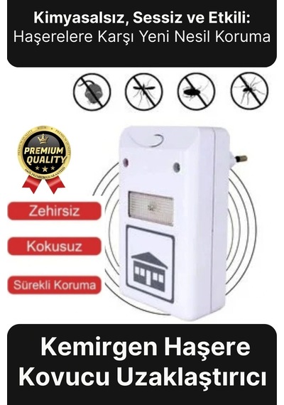 Yeni Böcek Savar Kimyasal İçermeyen 220v Elektronik Kemirgen Fare Haşere Sinek Kovucu Uzaklaştırıcı
