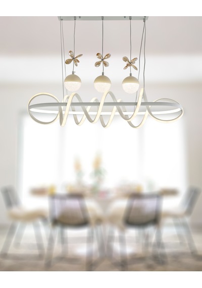 Tt314-3tpl-ym-by Tt Ayd Büyük Sarmal Y. Masası Matbeyaz Led Aviez Beyaz