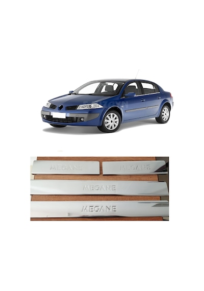 Renault Megane 2 Sd Krom Kapı Eşiği 2004 - 2012 4 Prç.