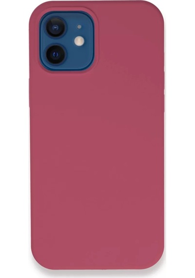 Newface Apple İphone 12 Kılıf Lansman Legant Silikon - Fuşya