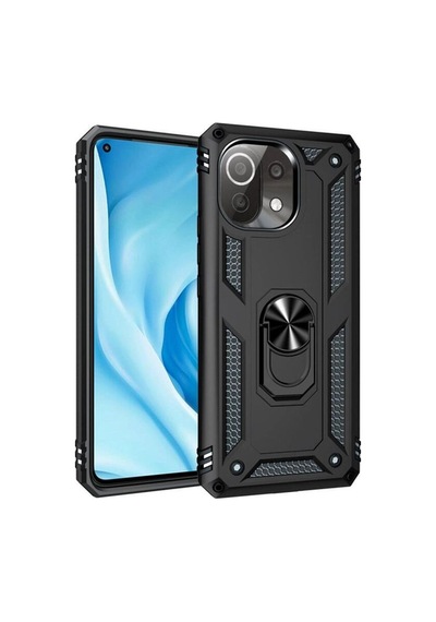 Xiaomi Mi 11 Lite Kılıf Sofya Yüzüklü Silikon Kapak