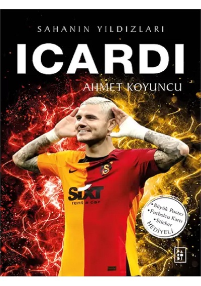 Futbol Sahanın Yıldızları Mbappe - Messi - Salah - İcardi Poster Sticker Futbolcu Kartı Hediyeli