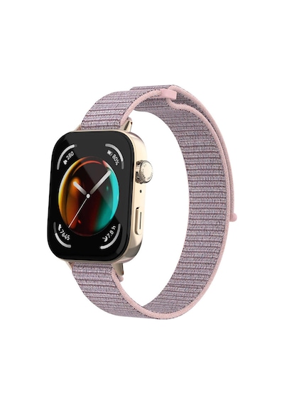 Microsonic Huawei Watch Fit 4 Pro Hasırlı Kordon Woven Sport Loop