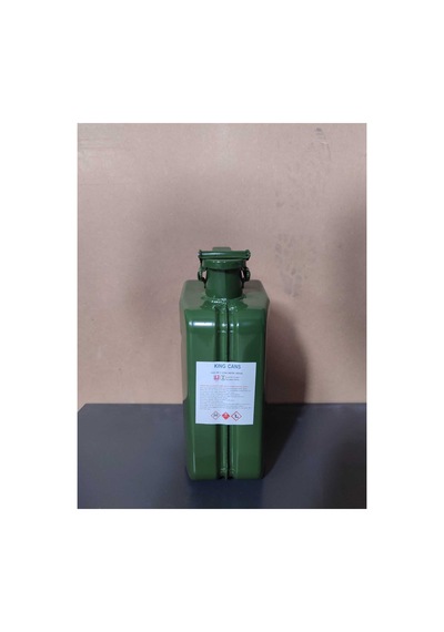 Klc Benzin Bidonu Metal 5 Litre Akaryakıt Mazot Taşıma Doldurma Depolama Bidonu Dayanıklı Bidon