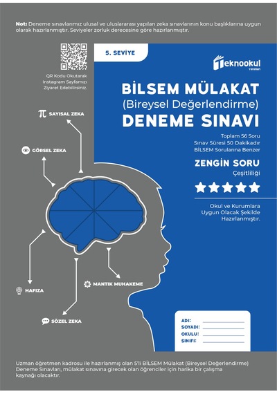 Bilsem Mülakat Sınavı 5 Li Deneme