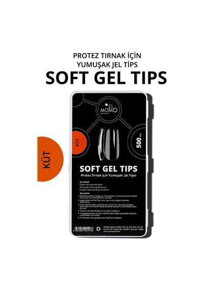 Momo Professional Tırnak Soft Gel Tips 500 Ad. Küt