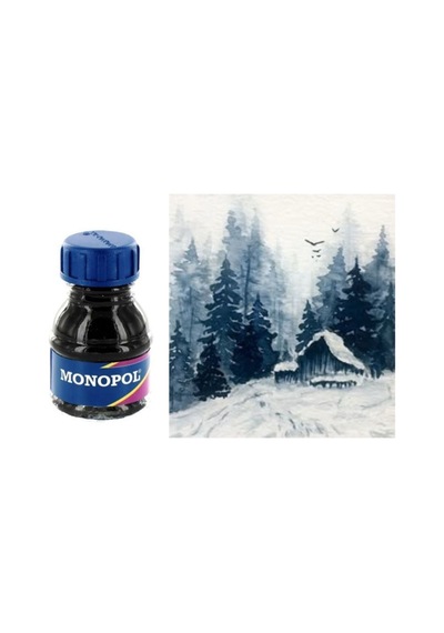 Drawing Ink Ve Suluboya Mavi Çini Mürekkebi 15ml Mavi