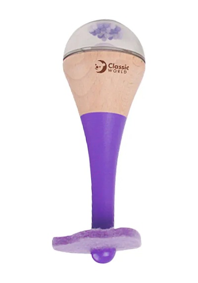 Classic World Ahşap Marakas - Mor 40527m