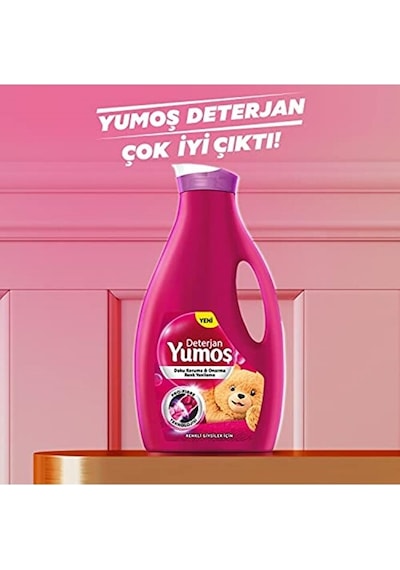 Yumoş Sıvı Bakım Çamaşır Deterjanı Renkli Giysiler 42 Yıkama 2520 2950 ML