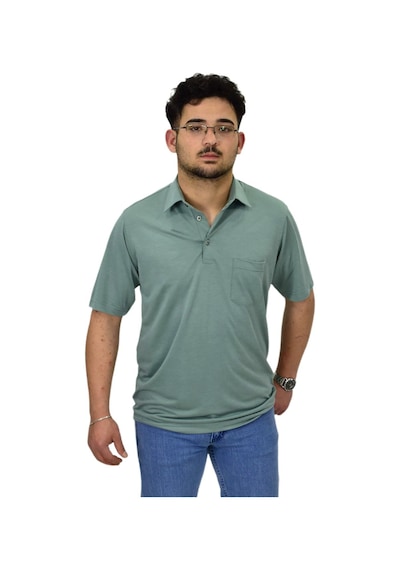Erkek Gömlek Yaka Tişört T6064 Bgl-st04541 Elma