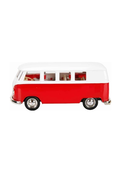1:32 Rmz City Alman Klasikleri Serisi Die Cast Çek Bırak Model Araba - Kırmızı Volkswagen T1 Transpo