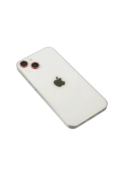 Apple İphone 14 Diamond Kamera Lens - Kırmızı -