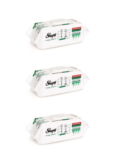 Sleepy Easy Clean Beyaz Sabun Katkılı Yüzey Temizlik Islak Havlusu - 100'lü 3 Paket Tekli