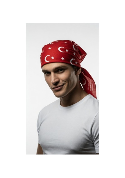 Mollycrush Unisex Kırmızı Ay Yıldız Desenli Bandana Günlük Saç Aksesuarı, Boyunluk Ve Etkinlik Fuları Ay Yıldız Desenli Mollycrush Unisex Kırmızı Ay Yıldız Desenli Bandana Günlük Saç Aksesuarı, Boyunluk Ve Etkinlik Fuları Ay Yıldız Desenli