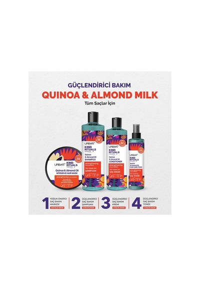 Lexroo Kind Rituals Kinoa Almond Oil Saç Bakım Maskesi, 230 Ml