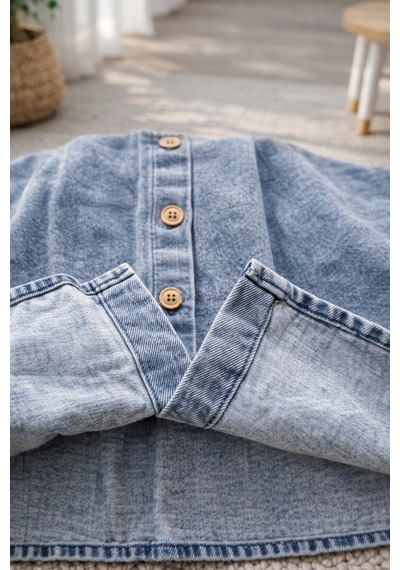 Uğur Bebe Kız Çocuk Dantel Yaka Denim Kot Elbise Uzun Kollu Günlük Şık Premium Çocuk Elbisesi Mavi Mavi Uğur Bebe Kız Çocuk Dantel Yaka Denim Kot Elbise Uzun Kollu Günlük Şık Premium Çocuk Elbisesi Mavi Mavi