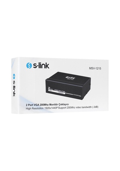 S-lınk Msv-1215 2 Port Vga Monitör Çoklayıcı 150 Mhz -216491