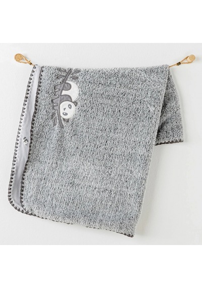 Andywawa Ac26033 Keep Smiling Welsoft Battaniye 90x85 Grey Çok Renkli