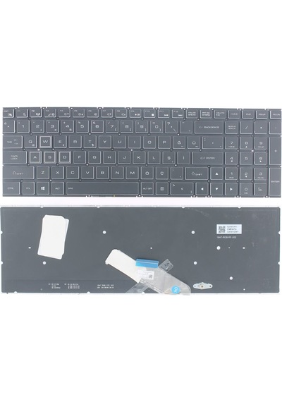 Casper Excalibur Aenl5u00010 Thunderobot 911 Air, 911 Targa İle Uyumlu Notebook Klavye - Siyah - Tr - Işıklı Rgb