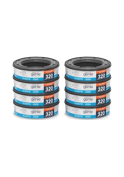 Diaper Genie Essentials Yuvarlak Yedek 8'li Paket / 2560'a Kadar Yenidoğan Bezi Tutar / Kokusuz Sürekli Film İçerir Diğer Diaper Genie Essentials Yuvarlak Yedek 8'li Paket / 2560'a Kadar Yenidoğan Bezi Tutar / Kokusuz Sürekli Film İçerir Diğer
