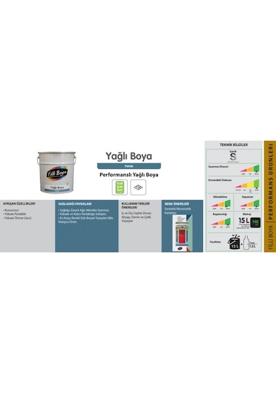 Filli Boya Yağlı Boya Tüm Renkler 0.75 L