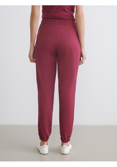 Lcw Vision Bordo Beli Lastikli Kadın Jogger Eşofman Altı
