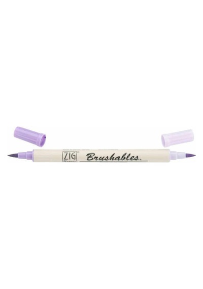 Zig Brushables 2 Renk Tonu Fırça Uçlu Marker Kalem 081   Hyacinth