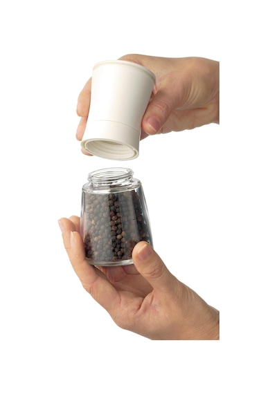 Ayrex Seramik Öğütme Mekanizmalı Baharat Değirmeni, Manuel, Plastik Ve Cam Gövdeli, Ayarlanabilir Öğütme Kalın Diğer