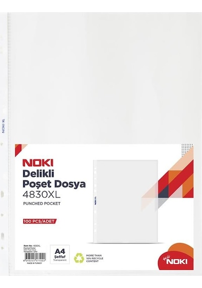 Noki Poşet Dosya Xl 100 Lü 4830xl Diğer