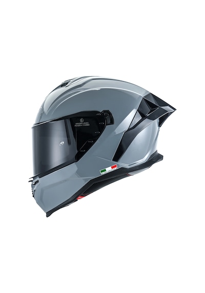 Sway SW 867 Siyah Camlı Kapalı Motosiklet Kaskı Nardo Gri