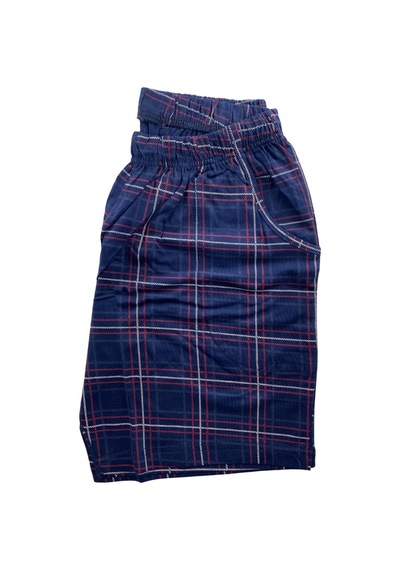 Dode Flora Erkek Yazılı Kısa Kollu Şortlu Pijama Takım - 1204 - Ovr - Slp Bordo