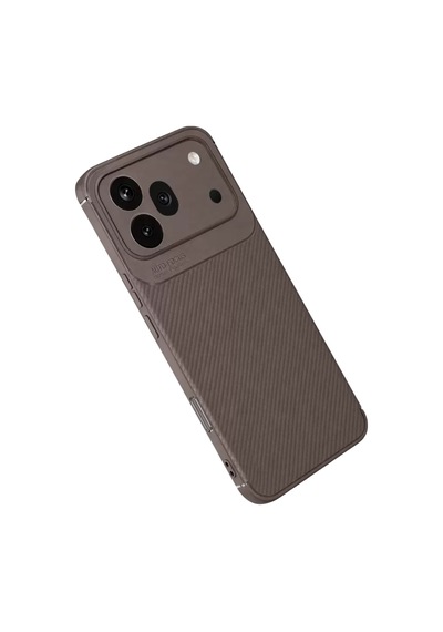 Huawei Honor 600 Pro Auto Focus Karbon Kapak - Gri Standart