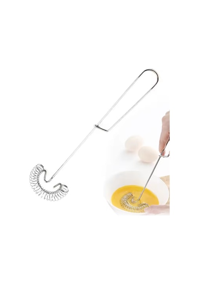 Yumurta Çırpma Teli Yaylı Un Hamur Kek Pasta Karışım Çırpıcı Aleti Paslanmaz Çelik Paslanmaz Çelik Diğer