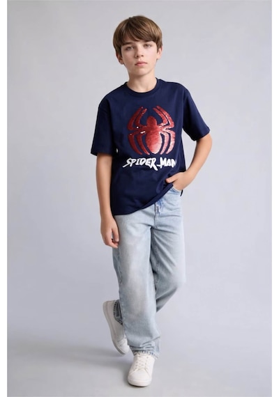 Defacto %100 Pamuk Loose Fit Açık Mavi Erkek Çocuk Jean Pantolon H2152a8/nm39