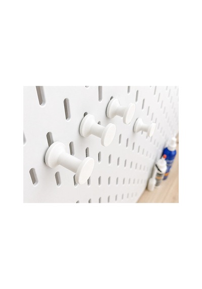 Pegboard Uyumlu Kanca 3'lü Set 10 Mm + 15 Mm + 20 Mm Duvar Askı Aparatı 3d Baskı