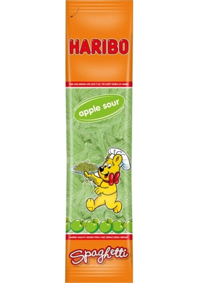 Haribo Apple Sour Spaghetti 200 G