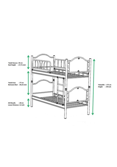 Argimo İnci Baby Çocuk Genç Odası Ahşap Başlık Metal Ranza Ve Karyola Mavi 90 x 200 CM Argimo İnci Baby Çocuk Genç Odası Ahşap Başlık Metal Ranza Ve Karyola Mavi 90 x 200 CM