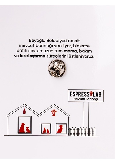 Espressolab Pin Pati No:8 Rozet Çok Renkli