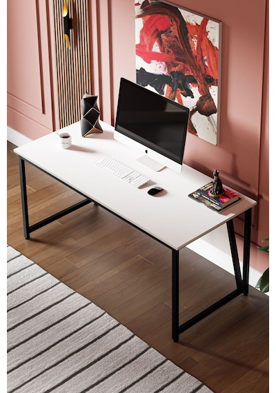 Ms2 Çalışma Masası,ofis Masası - 70x160 Cm - Beyaz Ms2 - 160 - Beyaz Ms2 Çalışma Masası,ofis Masası - 70x160 Cm - Beyaz Ms2 - 160 - Beyaz