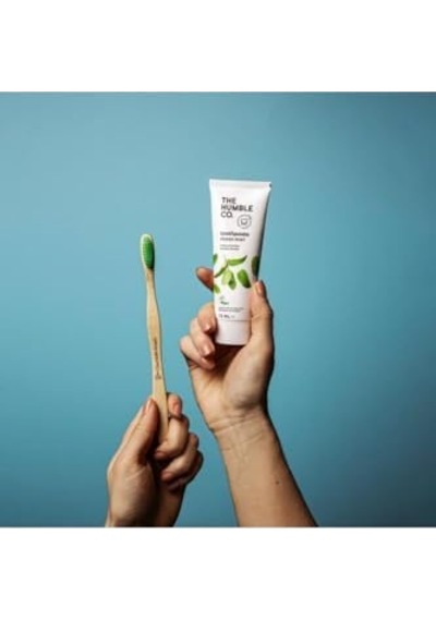 Humble Brush Soft Yetişkin Diş Fırçası Yeşil Açık Ahşap