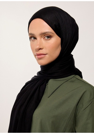 Mayovera Tesettür Şal-siyah Siyah