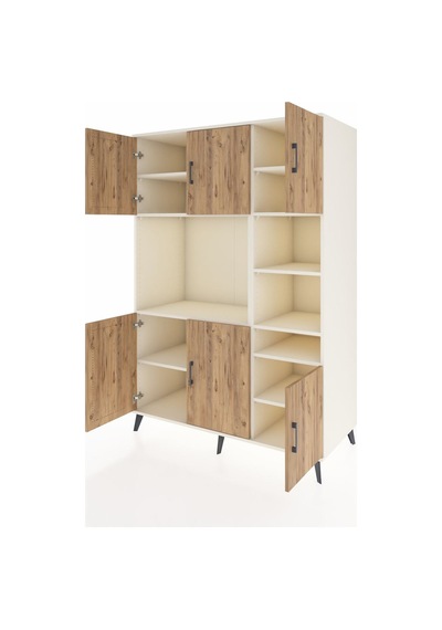 Kronos Dolap 10 Raflı 6 Kapaklı 132x59x195 Aytaşı-çam/aytaşı Aytaşı Kronos Dolap 10 Raflı 6 Kapaklı 132x59x195 Aytaşı-çam/aytaşı Aytaşı