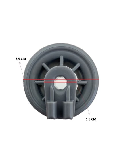 Bosch Uyumlu Bulaşık Makinesi Sepet Tekerleği Alt Teker 8 Adet - 496135513