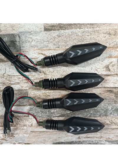 Led Sinyal Ok Desen V2 4'lü Kayar Ledli
