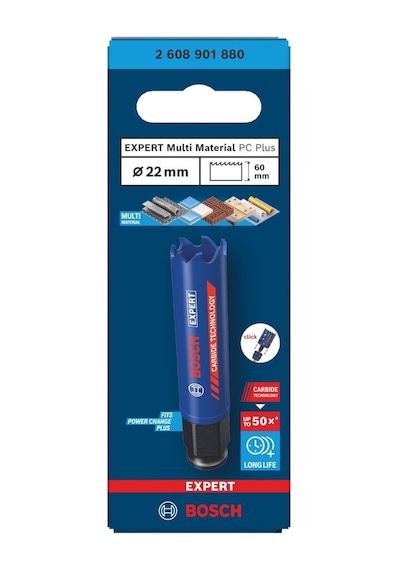 Bosch Expert 22 Mm Farklı Malzemeler İçin Karbür Panç 2608901880